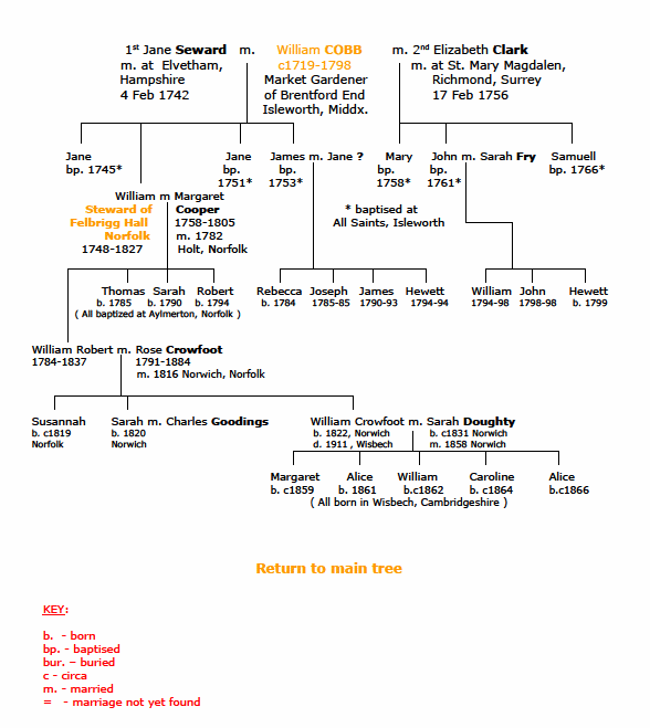 Cobb(e) Family Tree 2